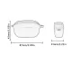 Чохол для навушників BeCover Silicon для JBL Wave 100 / Wave Buds TWS Deep Blue (709586)