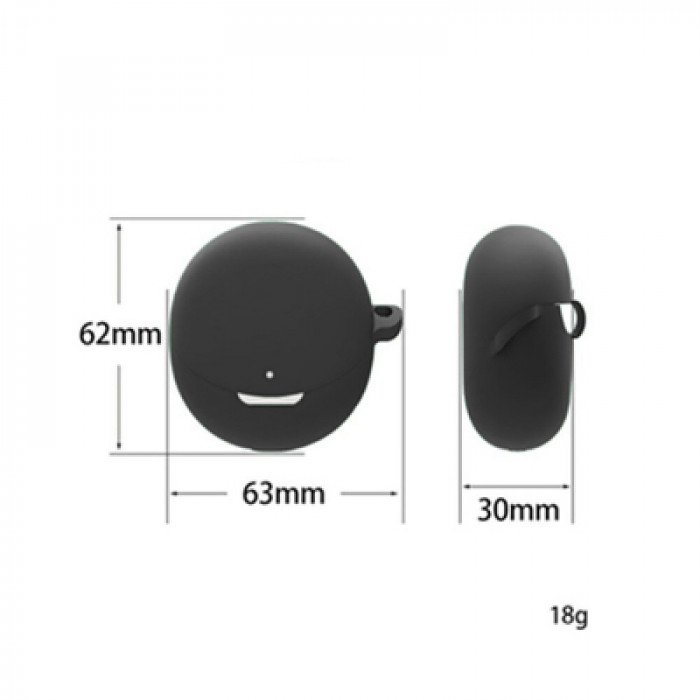 Чохол для навушників BeCover Silicon для OPPO Enco Air3 (ETE31) Black (709569)