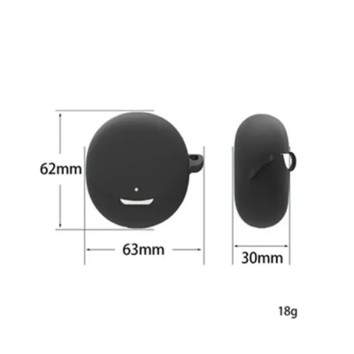 Чохол для навушників BeCover Silicon для OPPO Enco Air3 (ETE31) Black (709569)