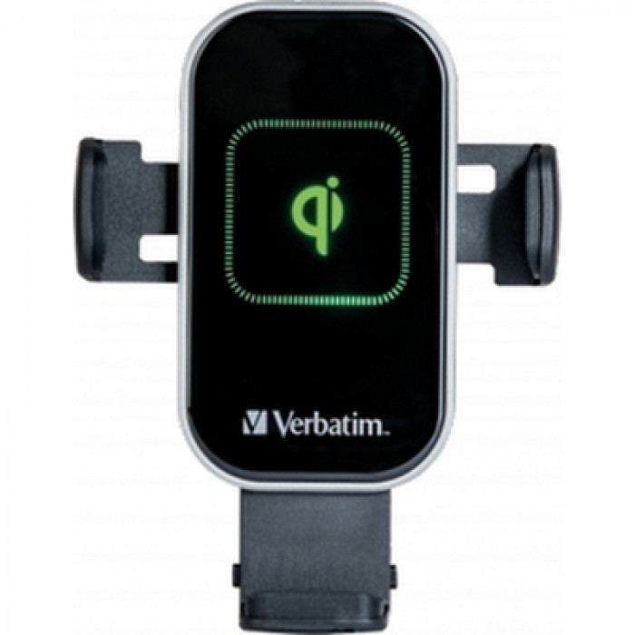 Універсальний автотримач Verbatim FWC-02 with Qi Fast Wireless Car Charger (49553)