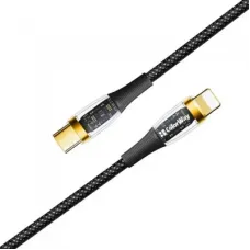 Дата кабель USB-C to Lightning 1.2m 3A 27W black ColorWay (CW-CBPDCL057-BK)