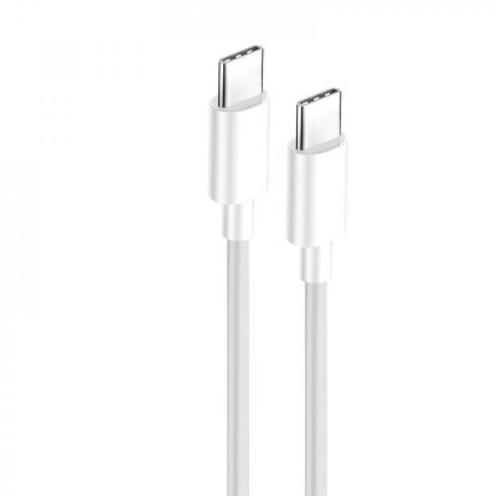 Дата кабель USB-C to USB-C 1.0m 3A 60W white ColorWay (CW-CBPDCC055-WT)