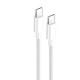 Дата кабель USB-C to USB-C 1.0m 3A 60W white ColorWay (CW-CBPDCC055-WT)
