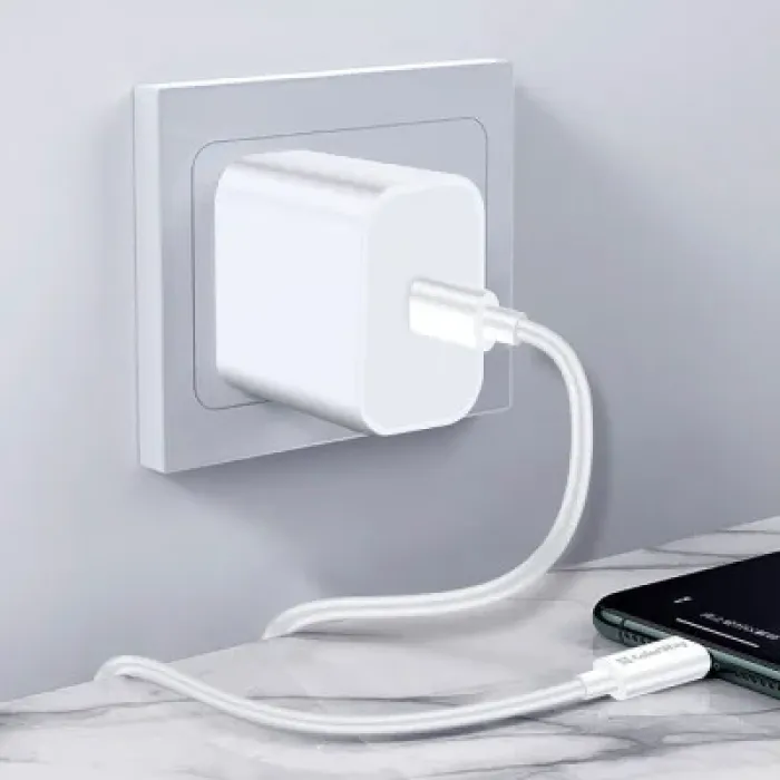 Дата кабель USB-C to USB-C 2.0m 3A 65W white ColorWay (CW-CBPDCC056-WT)