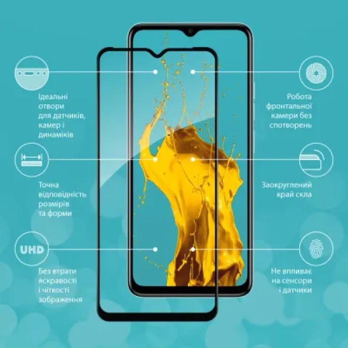 Скло захисне Piko Full Glue Tecno Spark Go 2023 (1283126564857)