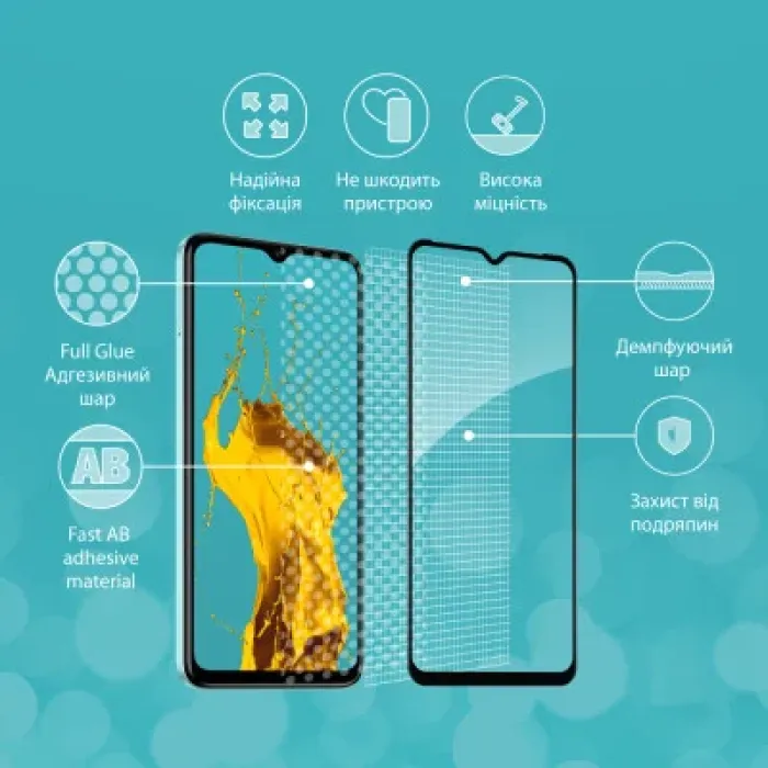 Скло захисне Piko Full Glue Tecno Spark Go 2023 (1283126564857)
