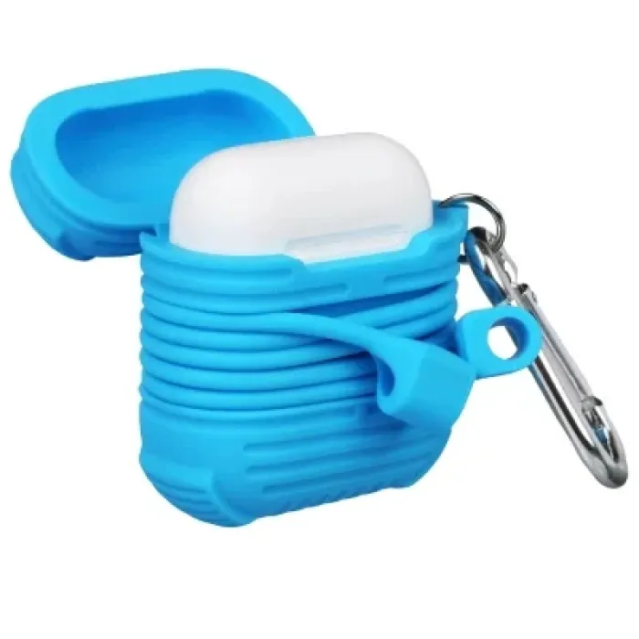 Чохол для навушників Armour i-Smile для Apple AirPods IPH1437 Blue (702331)