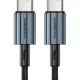 Дата кабель USB-C to USB-C 1.2m USB 2.0 60W Choetech (XCC-1014-BK)