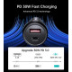 Зарядний пристрій Choetech USB-C+USB-A 60W QC3.0/PD/PPS black (TC0014-BK)