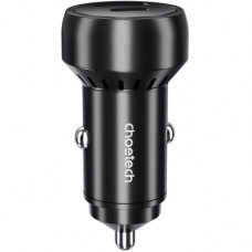 Зарядний пристрій Choetech USB-C+USB-A 60W QC3.0/PD/PPS black (TC0014-BK)
