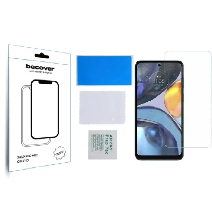 Скло захисне BeCover Motorola Moto E32s 3D Crystal Clear Glass (709734)
