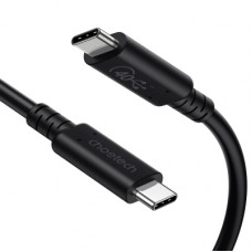 Дата кабель USB-C to USB-C 0.8m USB 4 100W 40Gbps 8K60Hz Choetech (XCC-1028)