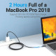 Дата кабель USB-C to USB-C 1.0m 2.0 100W Vention (COTBF)