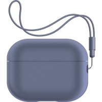 Чехол для наушников Armorstandart Silicone Case with straps для Apple Airpods Pro 2 Dark Purple (ARM68611)