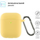 Чохол для навушників Armorstandart Ultrathin Silicone Case With Hook для Apple AirPods 2 Yellow (ARM59696)