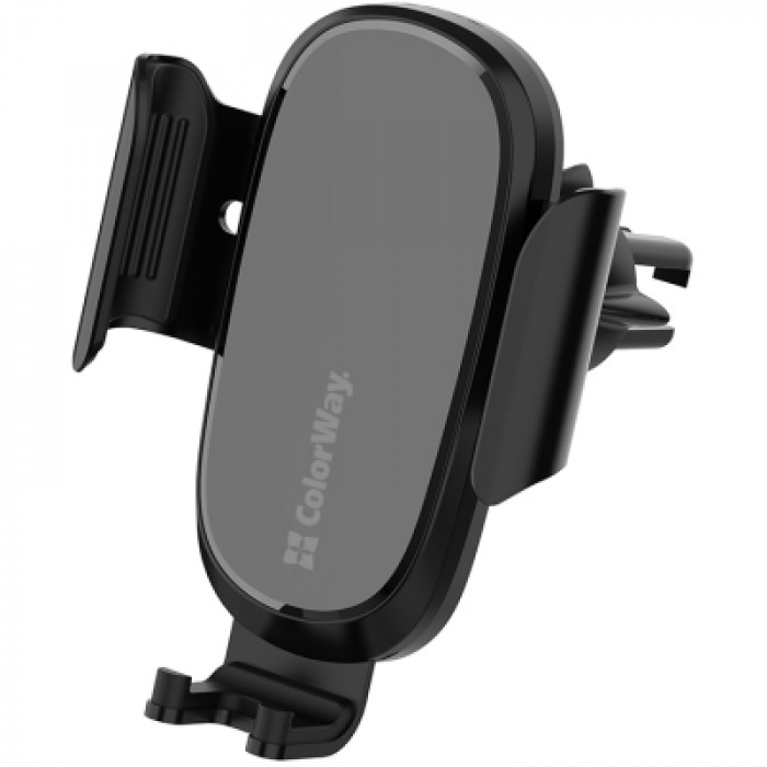 Універсальний автотримач ColorWay Air Vent Car Wireless Charger 15W Black (CW-CHAW038Q-BK)