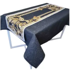 Скатертина Прованс Baroque Black 136х300 см (4823093437807)