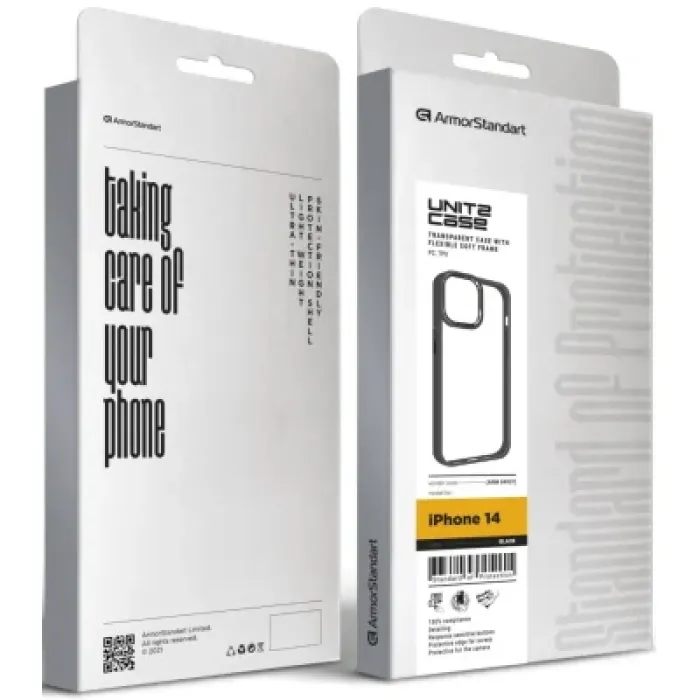 Чохол до мобільного телефона Armorstandart UNIT2 Apple iPhone 14 Black (ARM69937)