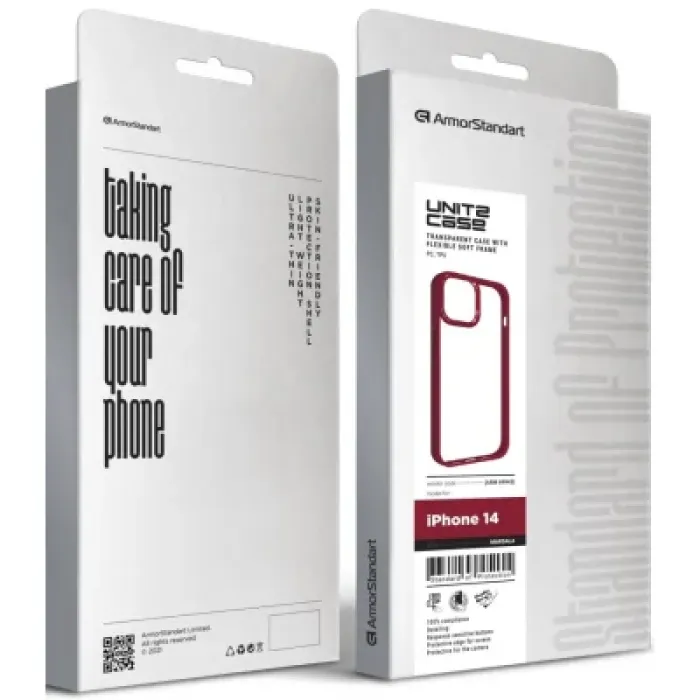 Чохол до мобільного телефона Armorstandart UNIT2 Apple iPhone 14 Marsala (ARM69943)