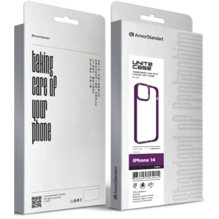 Чохол до мобільного телефона Armorstandart UNIT2 Apple iPhone 14 Purple (ARM69941)