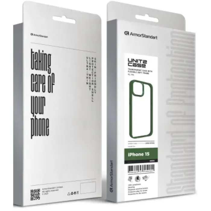 Чохол до мобільного телефона Armorstandart UNIT2 Apple iPhone 15 Green (ARM69968)
