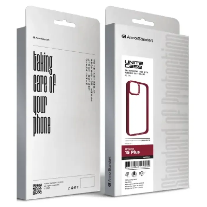 Чохол до мобільного телефона Armorstandart UNIT2 Apple iPhone 15 Plus Marsala (ARM69978)