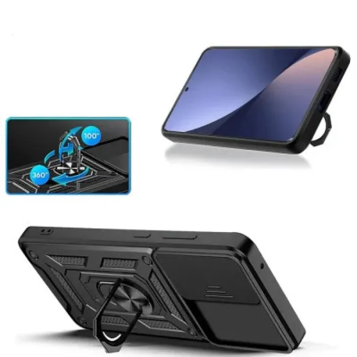 Чохол до мобільного телефона BeCover Military Xiaomi 12 5G Black (710019)