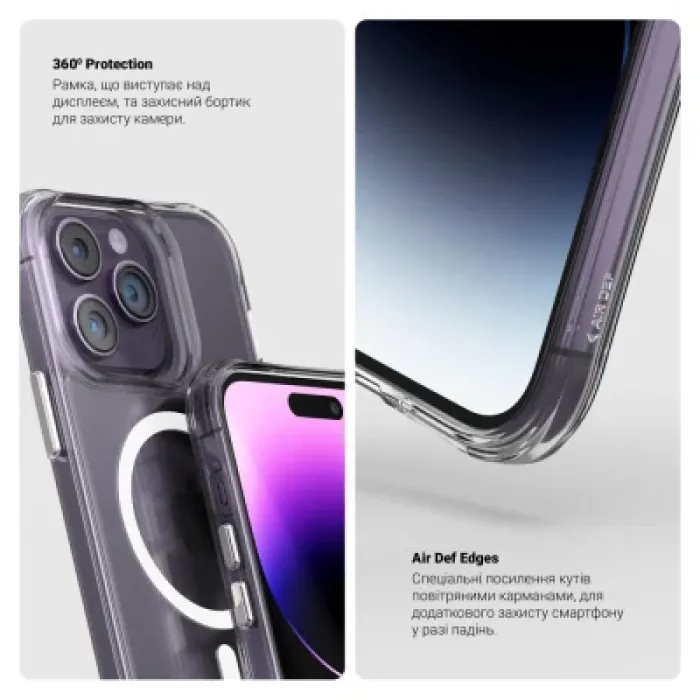 Чохол до мобільного телефона Armorstandart Clear Magsafe Apple iPhone 15 Pro Tansparent (ARM71051)