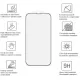 Скло захисне Drobak Apple iPhone 15 Pro Black Frame A+ (292902)