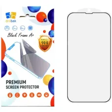 Скло захисне Drobak Apple iPhone 15 Pro Black Frame A+ (292902)
