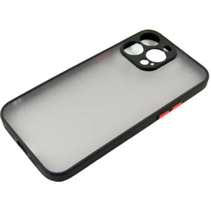 Чохол до мобільного телефона Dengos Matte iPhone 15 Pro Max (black) (DG-TPU-MATT-133)