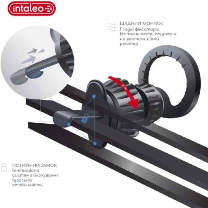 Універсальний автотримач Intaleo CM06GG 20xN52 for MagSafe (1283126576058)