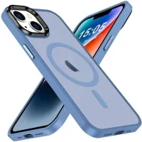 Чохол до мобільного телефона 2E Basic Apple iPhone 15 Plus Soft Touch MagSafe Cover Light Blue (2E-IPH-15PRM-OCLS-BL)