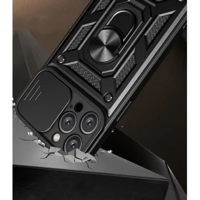 Чохол до мобільного телефона BeCover Military Apple iPhone 15 Pro Black (709953)
