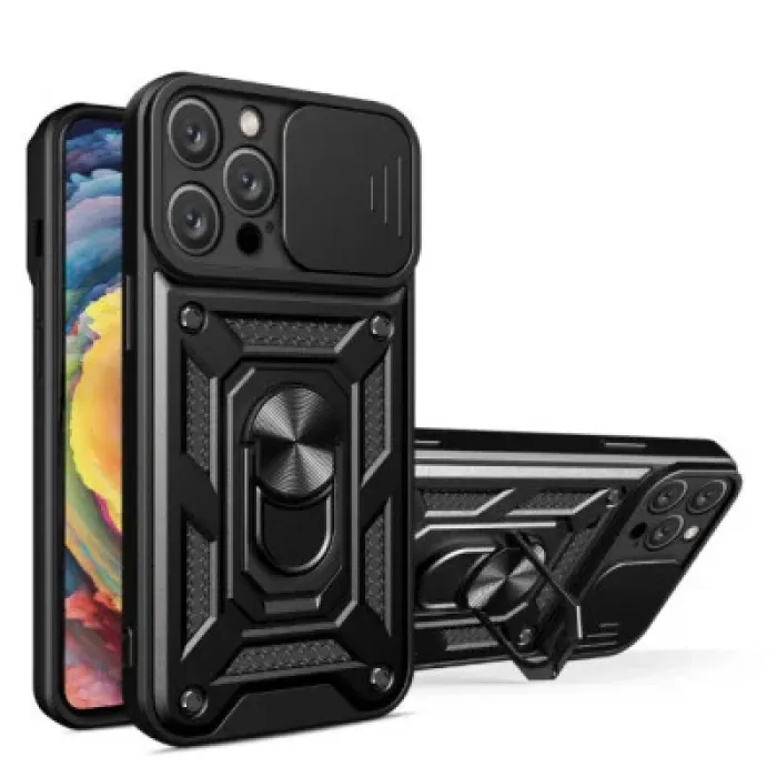 Чохол до мобільного телефона BeCover Military Apple iPhone 15 Pro Black (709953)