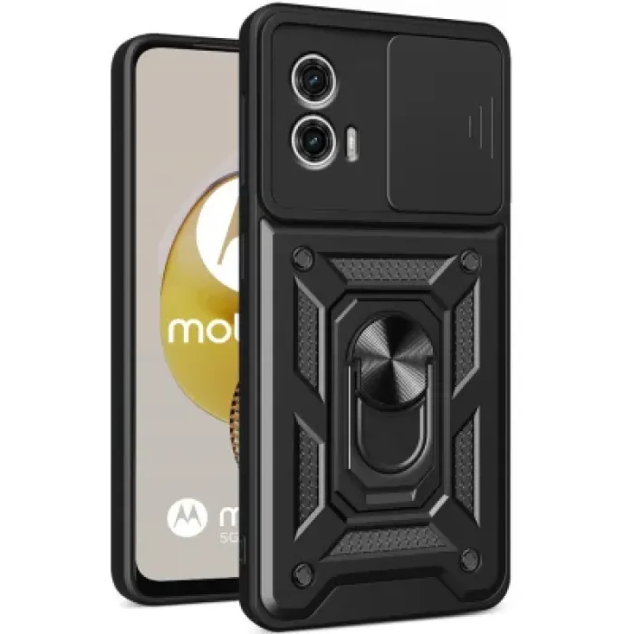 Чохол до мобільного телефона BeCover Military Motorola Moto G73 Black (709982)