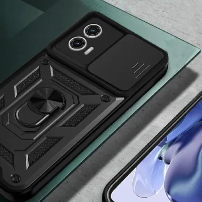Чохол до мобільного телефона BeCover Military Motorola Moto G73 Black (709982)