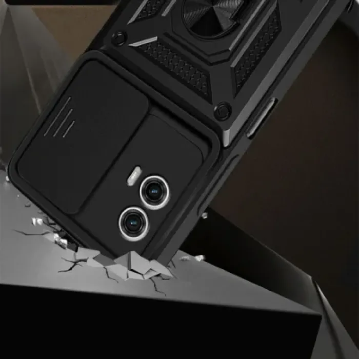 Чохол до мобільного телефона BeCover Military Motorola Moto G73 Black (709982)