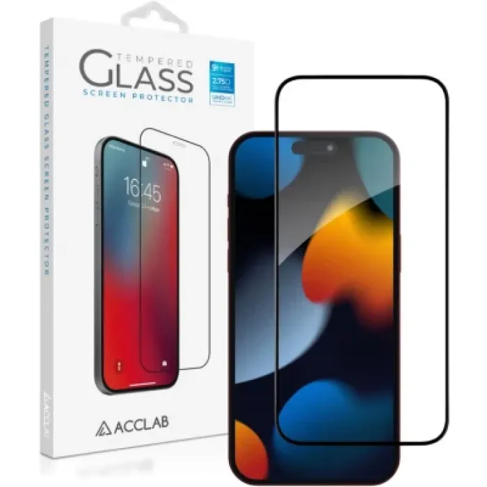 Скло захисне ACCLAB Full Glue Apple iPhone 15 Pro (1283126575389)