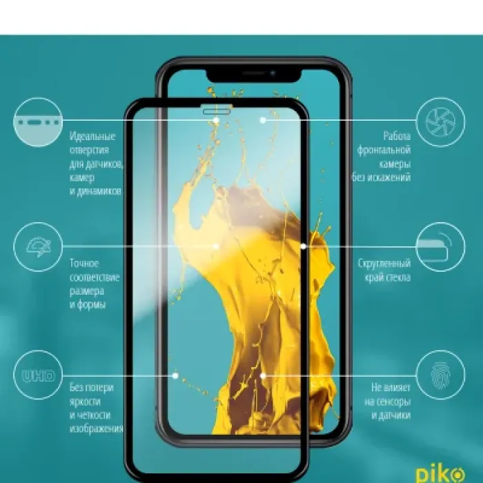 Скло захисне Piko Full Glue Apple iPhone 11 (1283126496066)