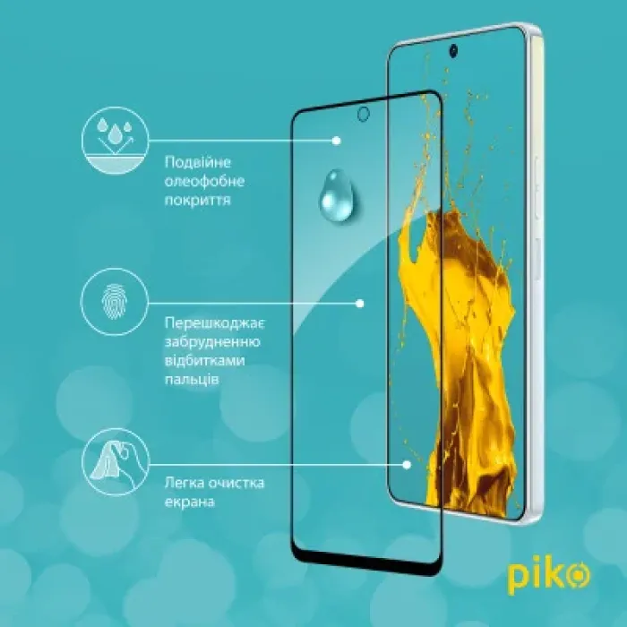 Скло захисне Piko Full Glue Tecno Camon 19/19 Pro (1283126547287)