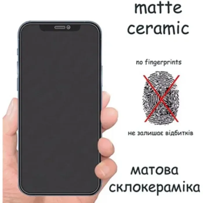 Скло захисне Drobak Matte Ceramics Anty Spy Samsung Galaxy A14 (676714)