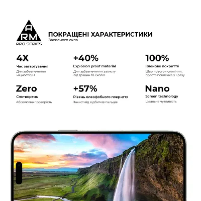 Скло захисне Armorstandart Pro Apple iPhone 15 Plus (ARM71486)
