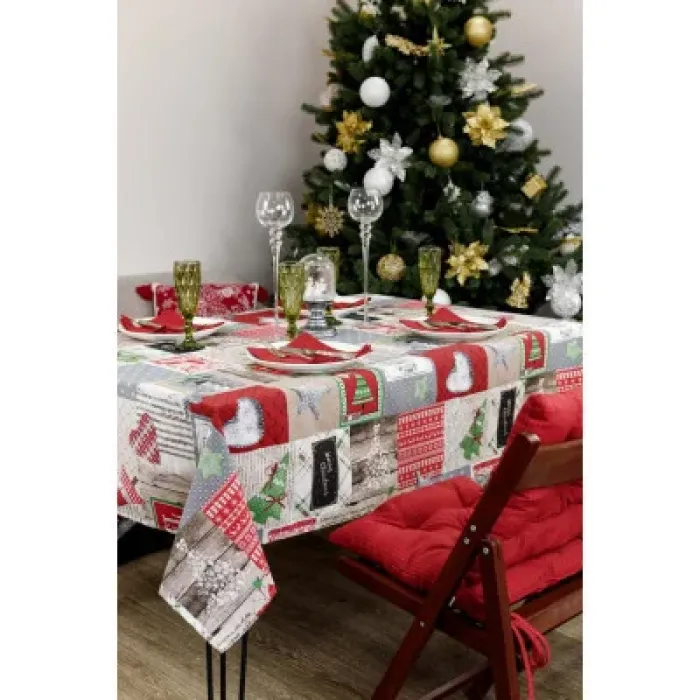 Скатертина Прованс Merry Christmas 180x132 см (4823093451421)