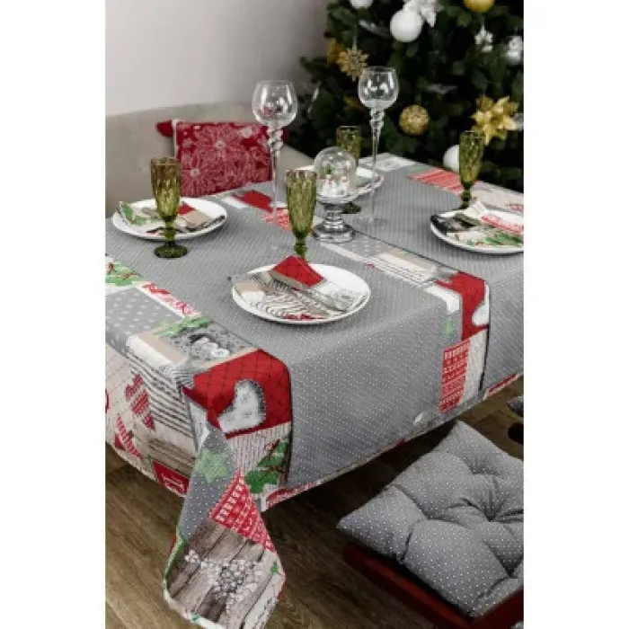 Скатертина Прованс Merry Christmas 180x132 см (4823093451421)