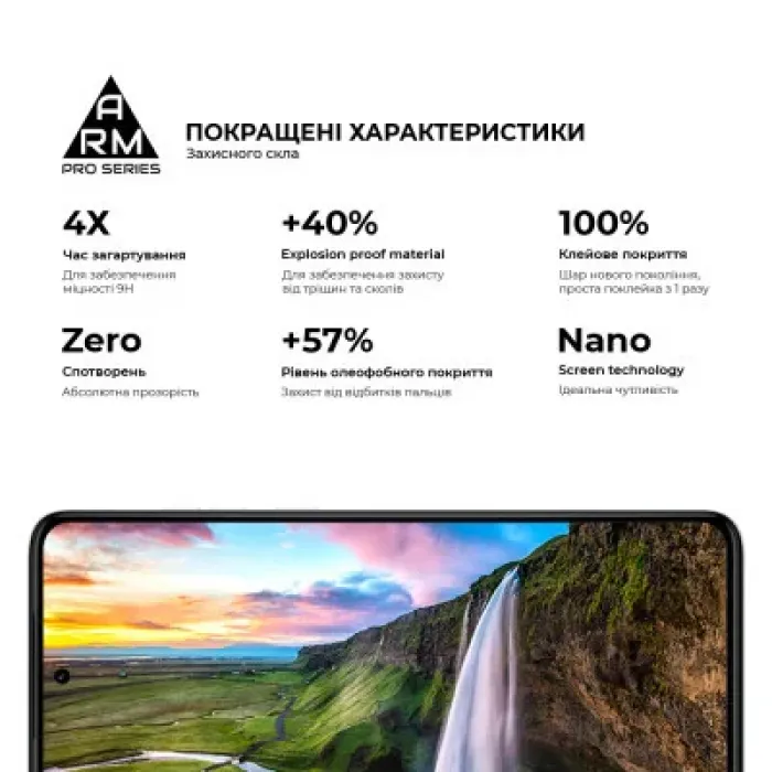 Скло захисне Armorstandart Pro Motorola G84 5G Black (ARM70890)