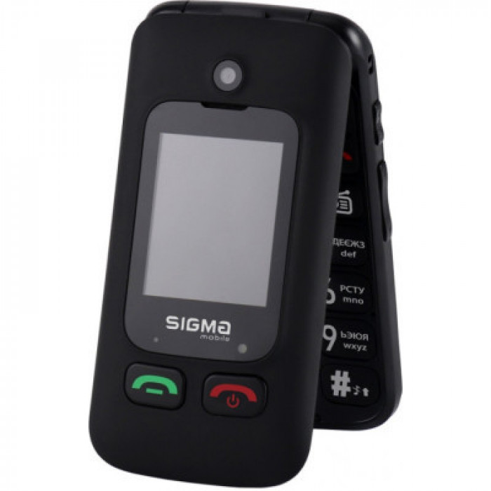Мобильный телефон Sigma Comfort 50 Shell Duo Type-C Black (4827798212523)