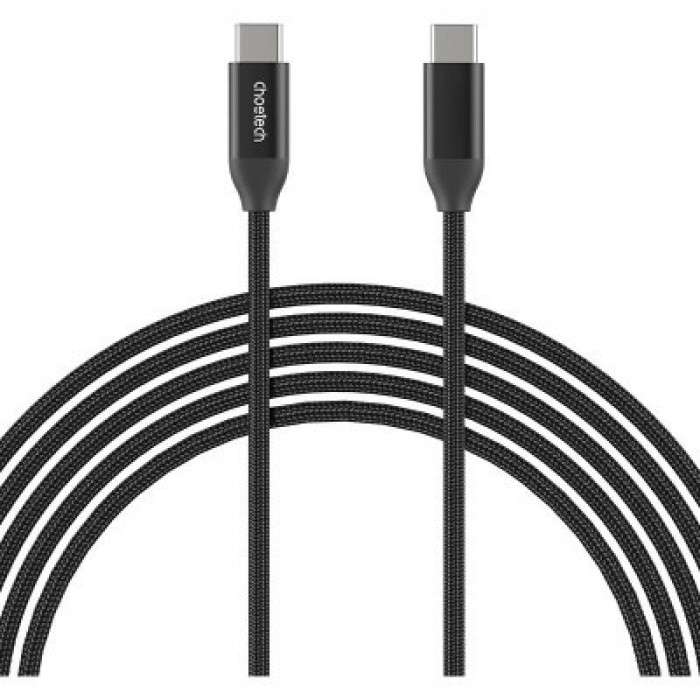 Дата кабель USB-C to USB-C 2.0m 240W Choetech (XCC-1036-BK)