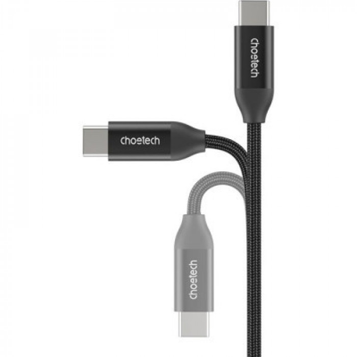 Дата кабель USB-C to USB-C 2.0m 240W Choetech (XCC-1036-BK)