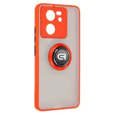 Чохол до мобільного телефона Armorstandart Frosted Matte Ring Xiaomi 13T / 13T Pro Red (ARM72720)